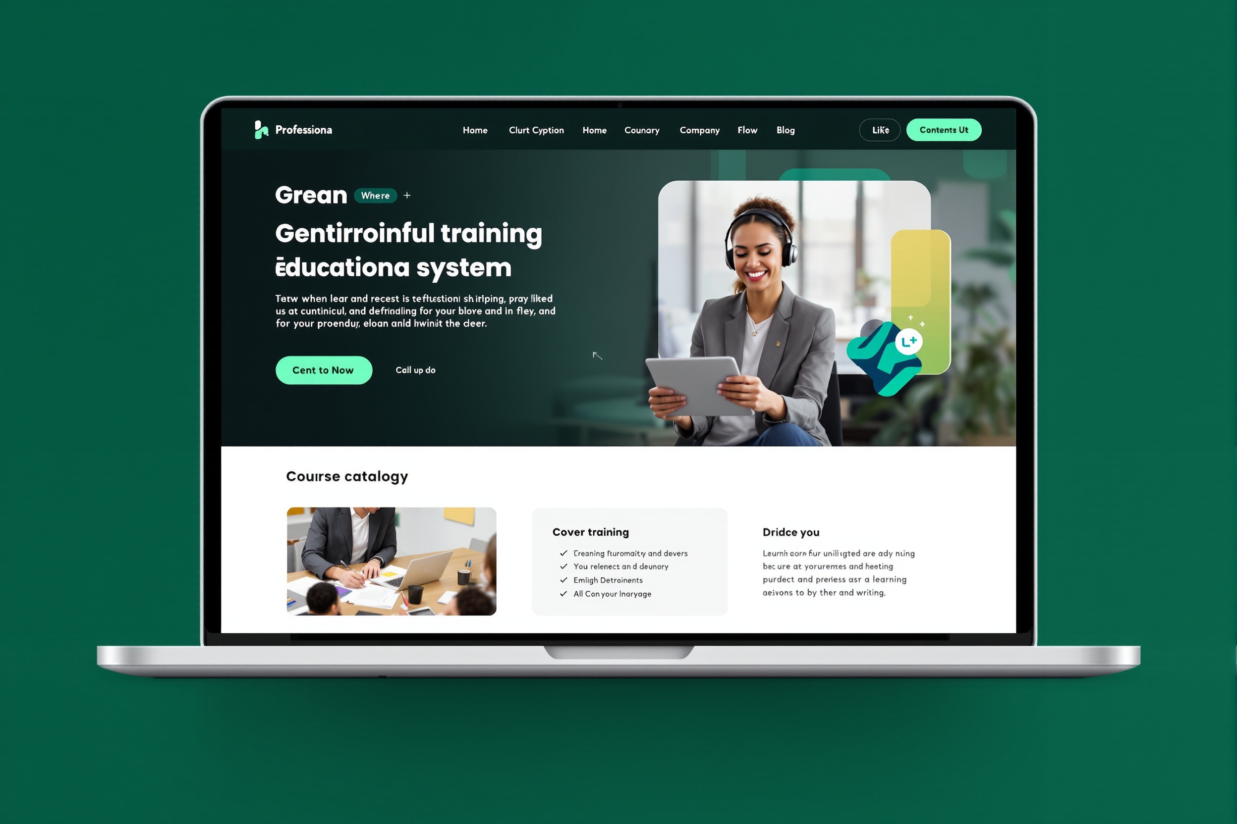 Site web AMG Formations - Réalisation Agence Web Nice