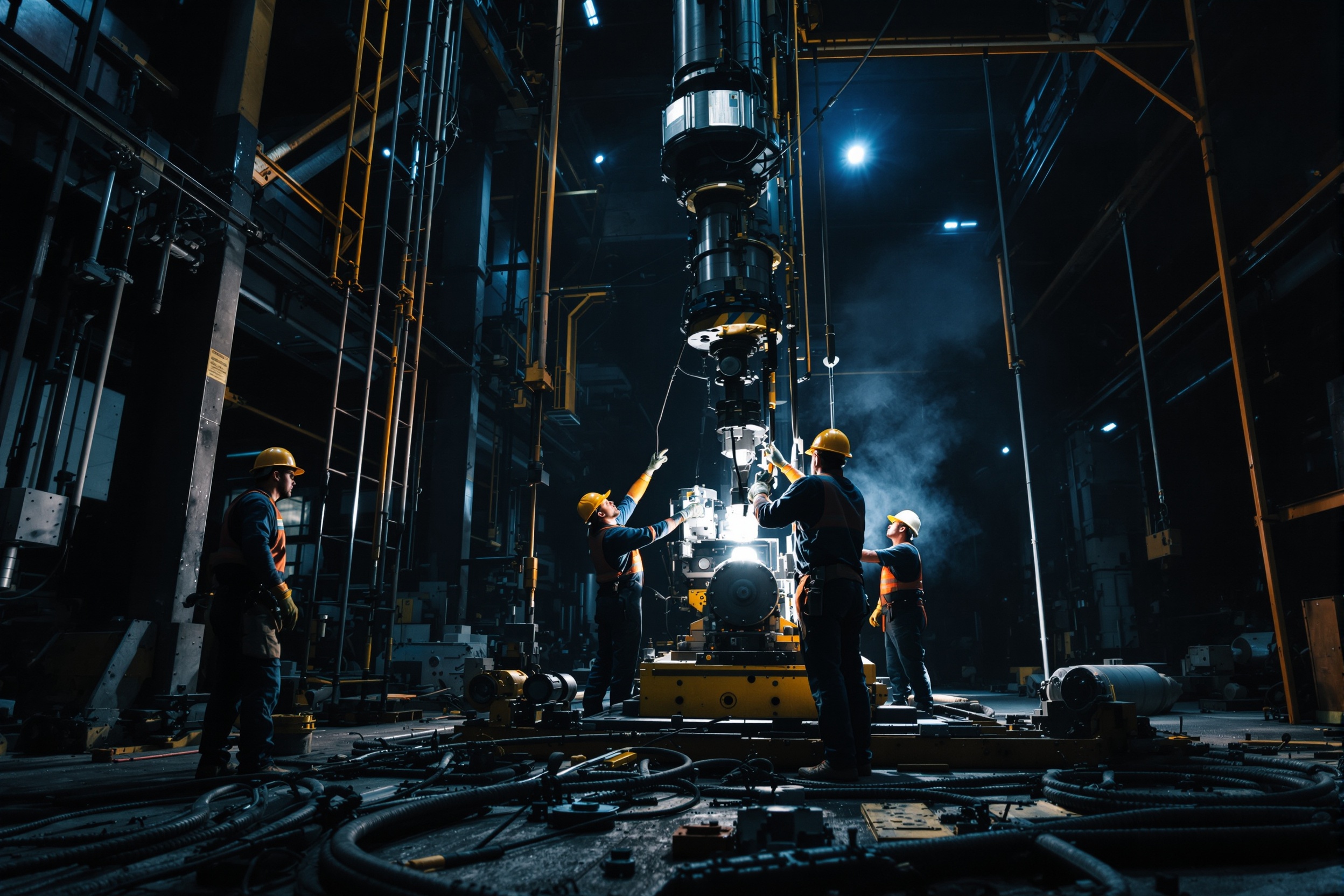 Millwright equipment installation