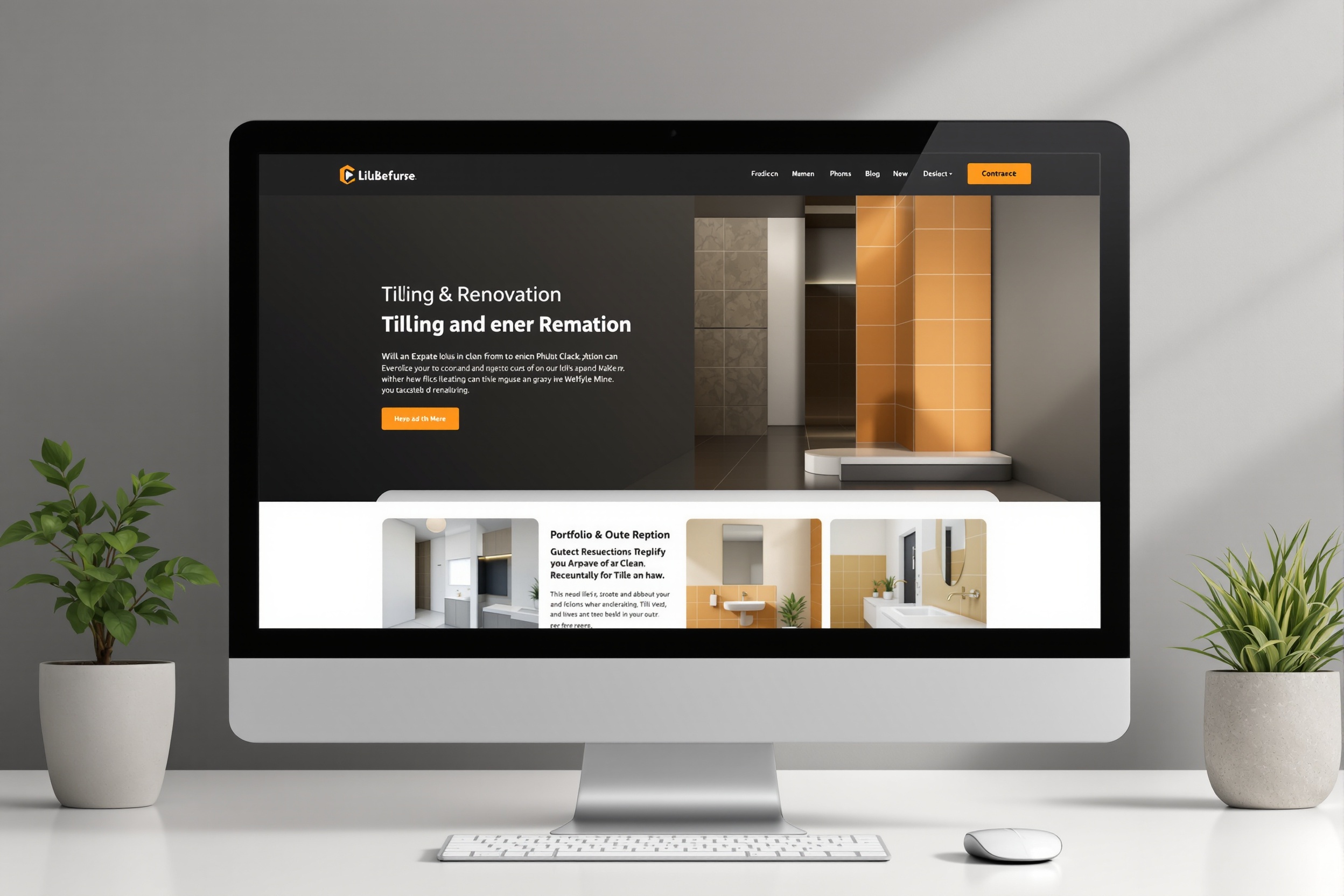 Timeless Tiling website preview