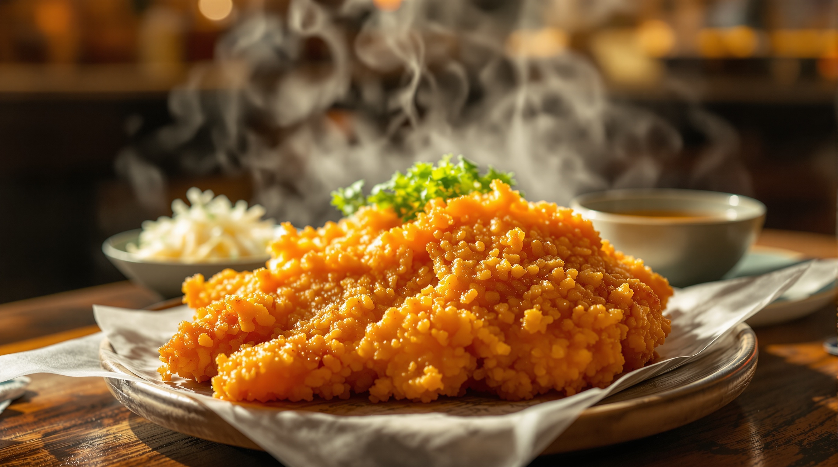 팔뚝돈카츠 배경