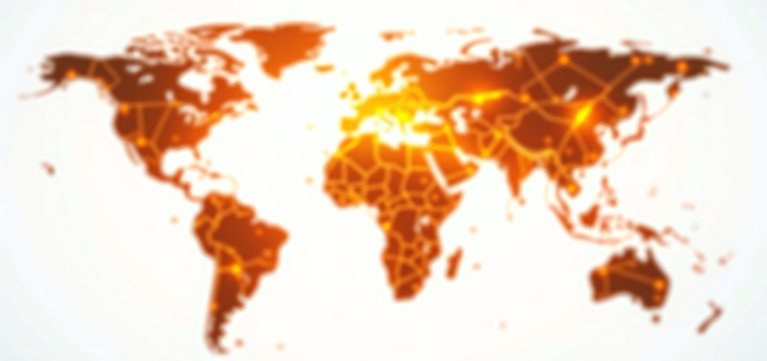 世界贸易流向地图