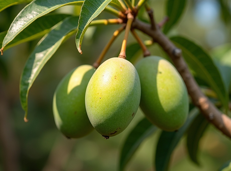 キーツマンゴーの収穫が始まりました
