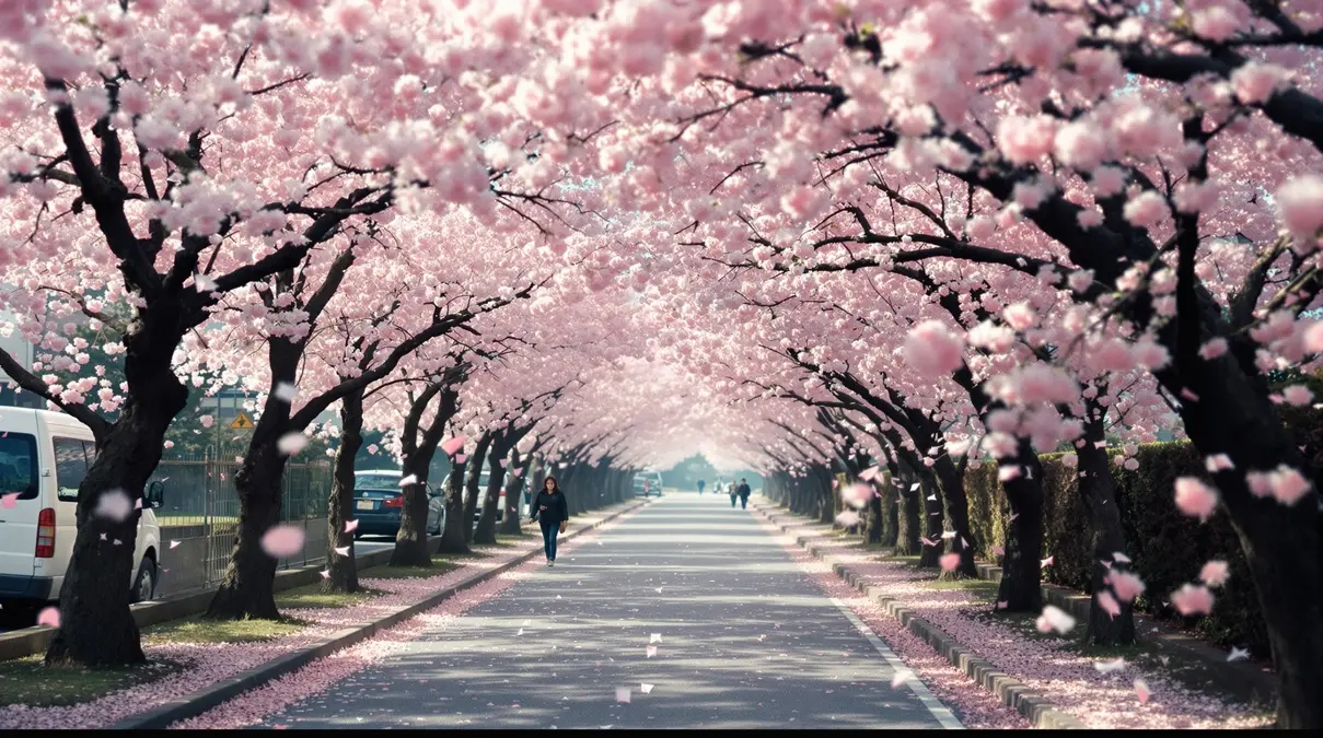 樱花折影 剧照 1