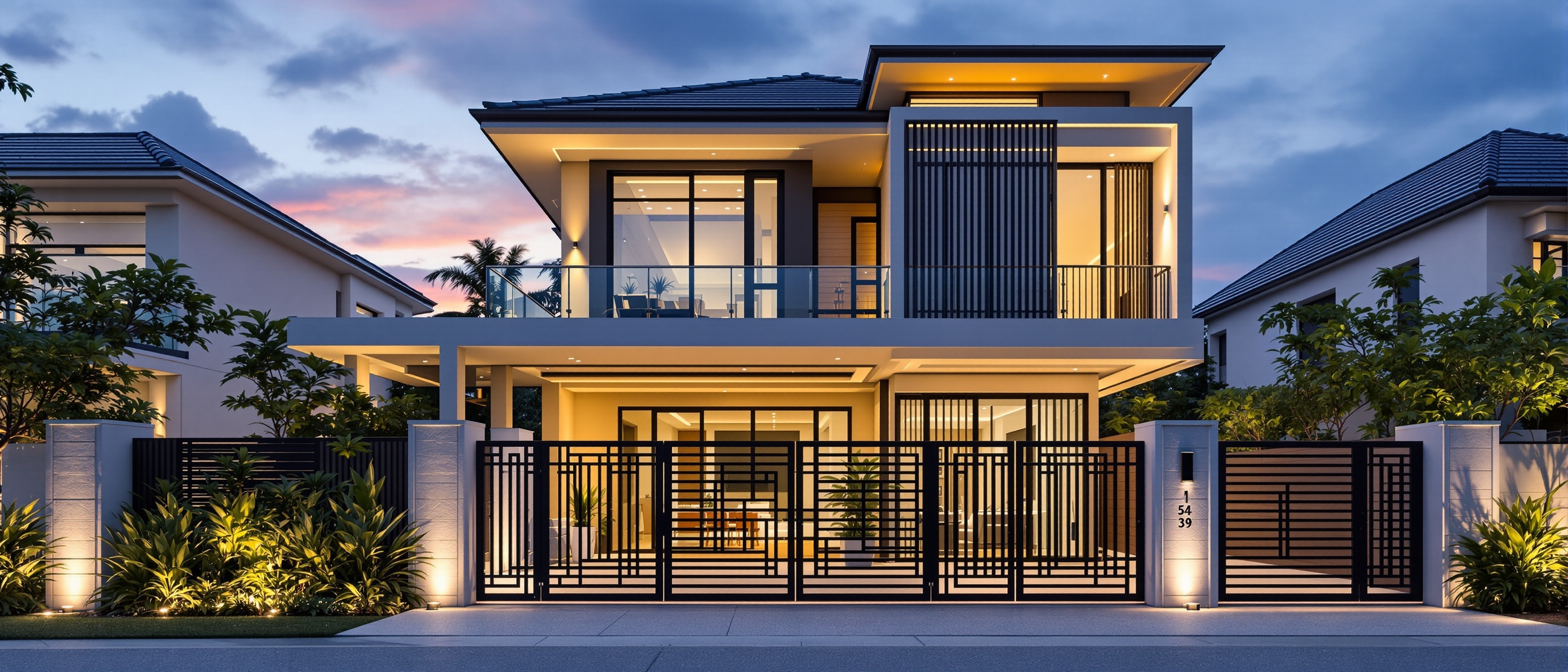 Metal and glass works background