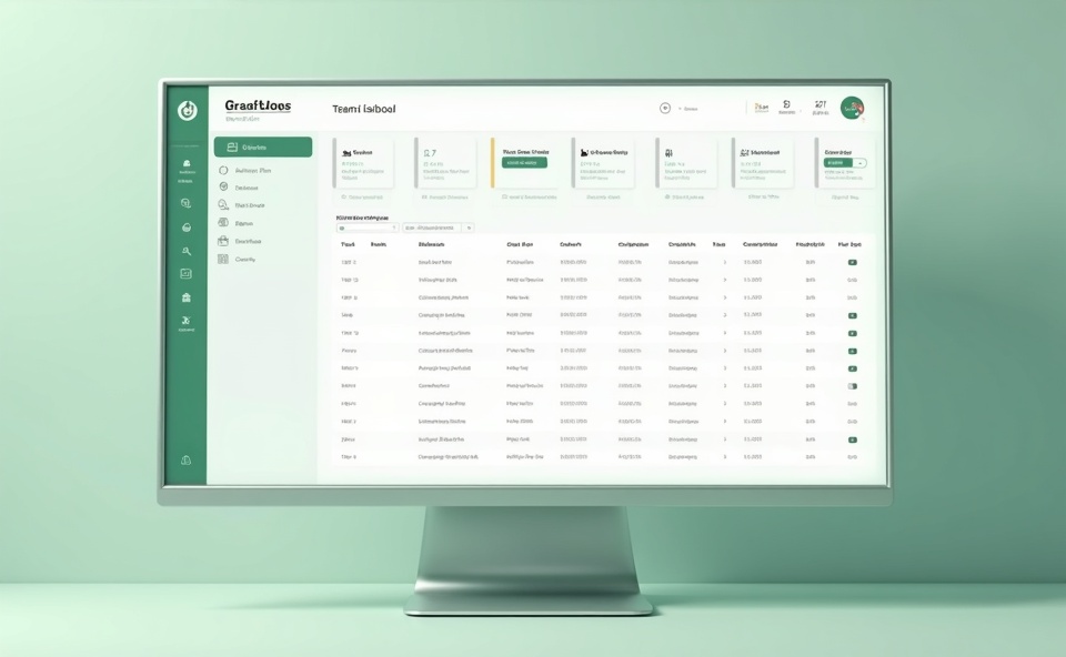 員工名片管理後台介面