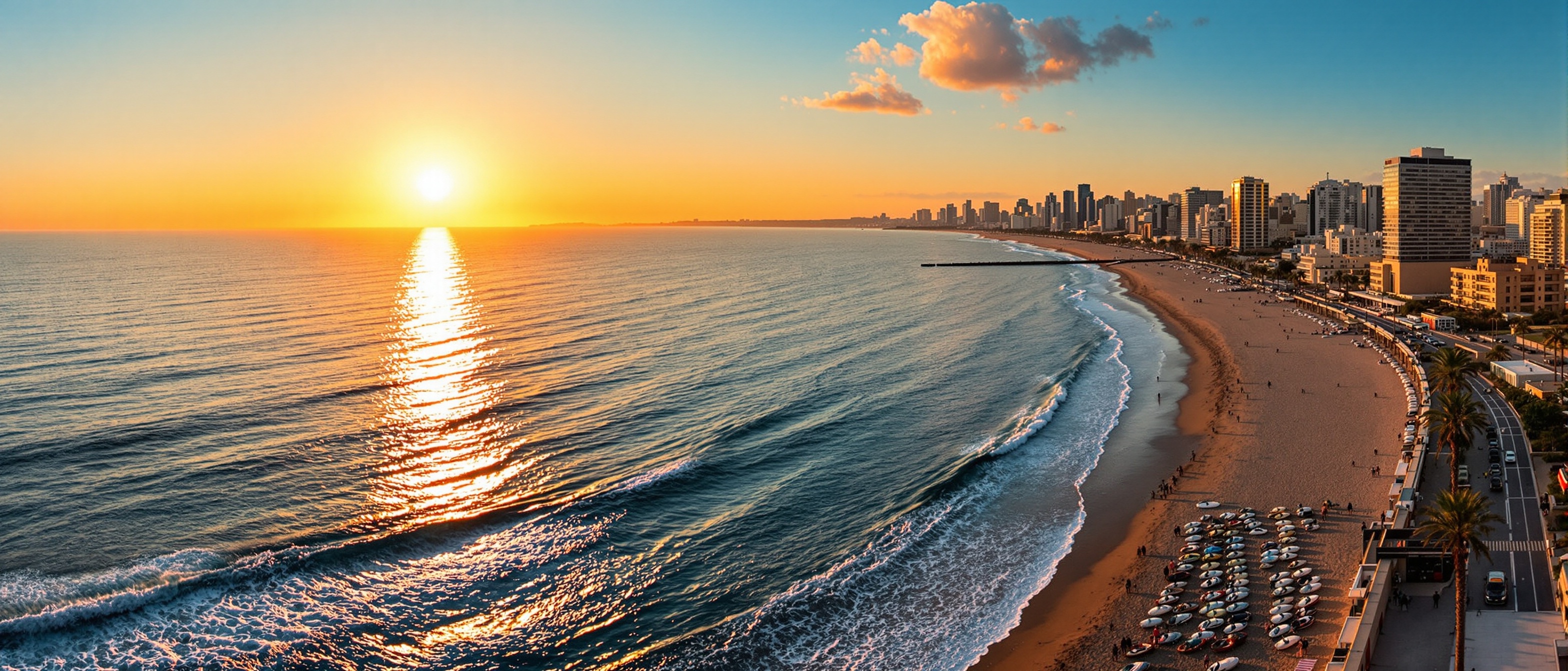 Tel Aviv Mediterranean beachfront