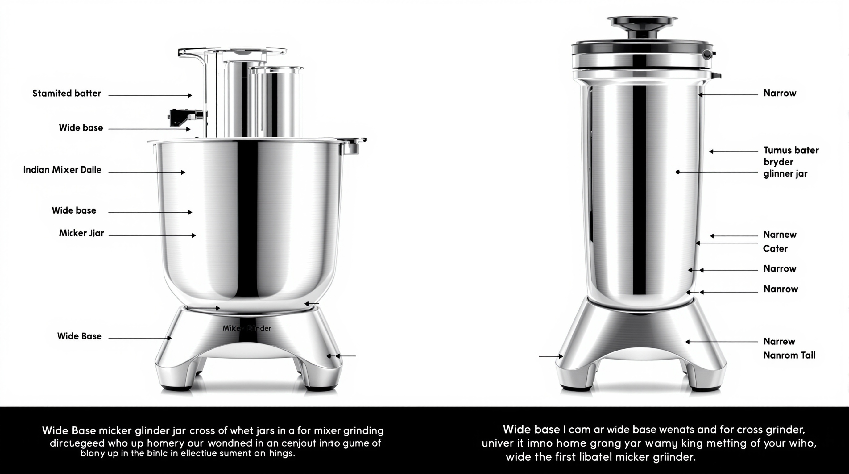 Wide-base vs narrow jar comparison