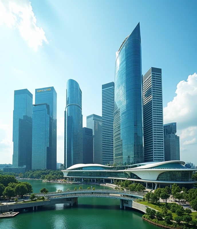 Singapore Future Skyline