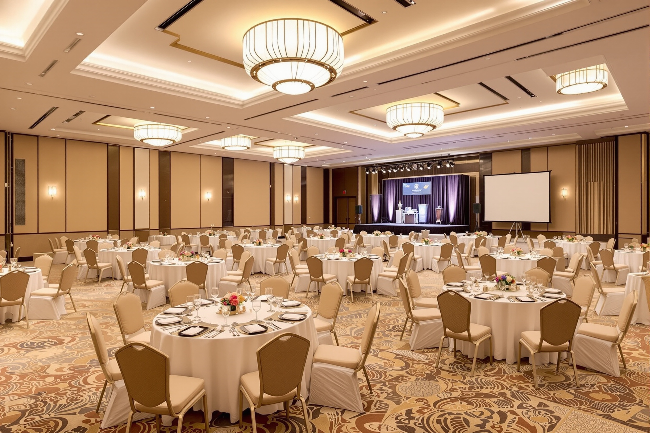 The Capital Hotel conference hall setup for Gauteng Education Procurement Convention and Expo