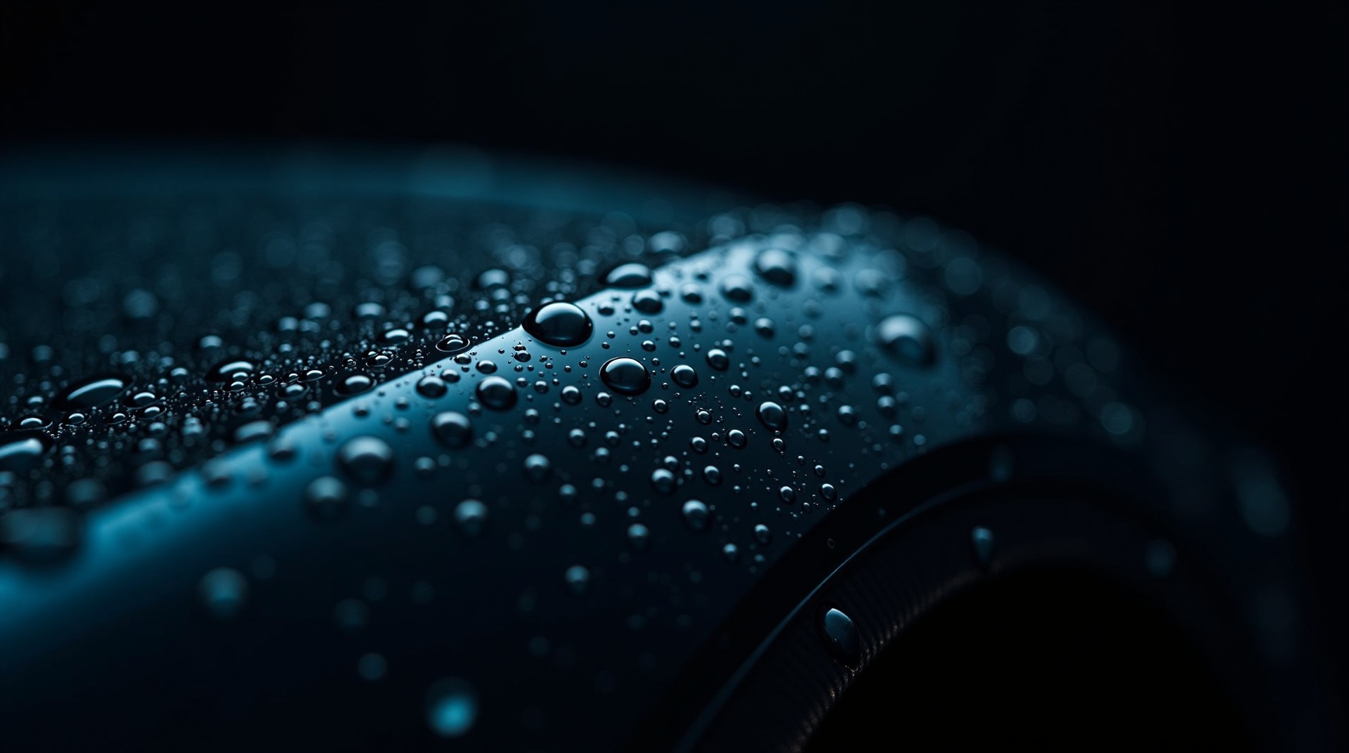 Carrocería encerada con efecto hidrofóbico