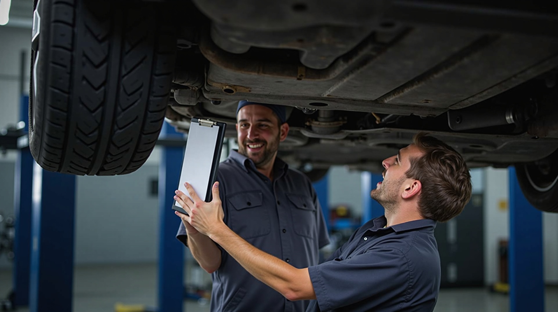 Pink Slip and Blue Slip vehicle safety inspection at Sutherland Shire Auto Centre