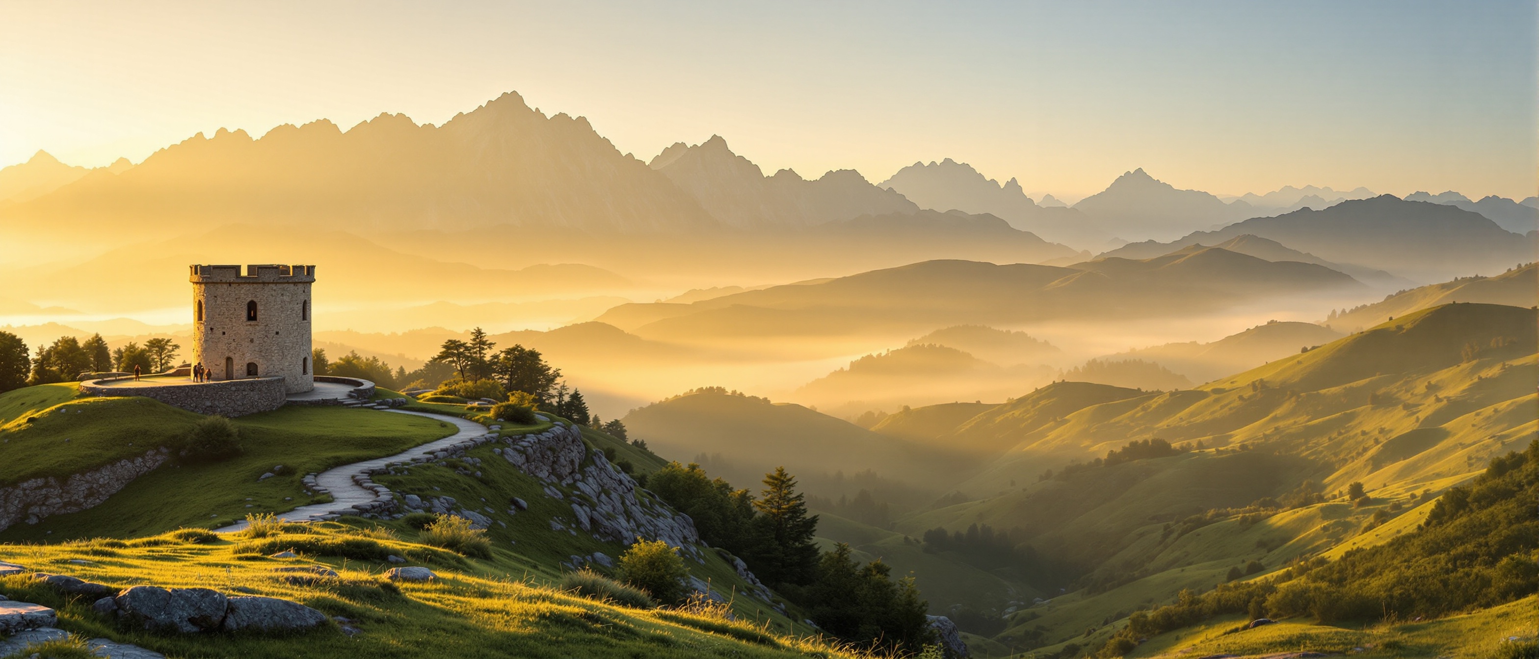 Capital preservation serene landscape