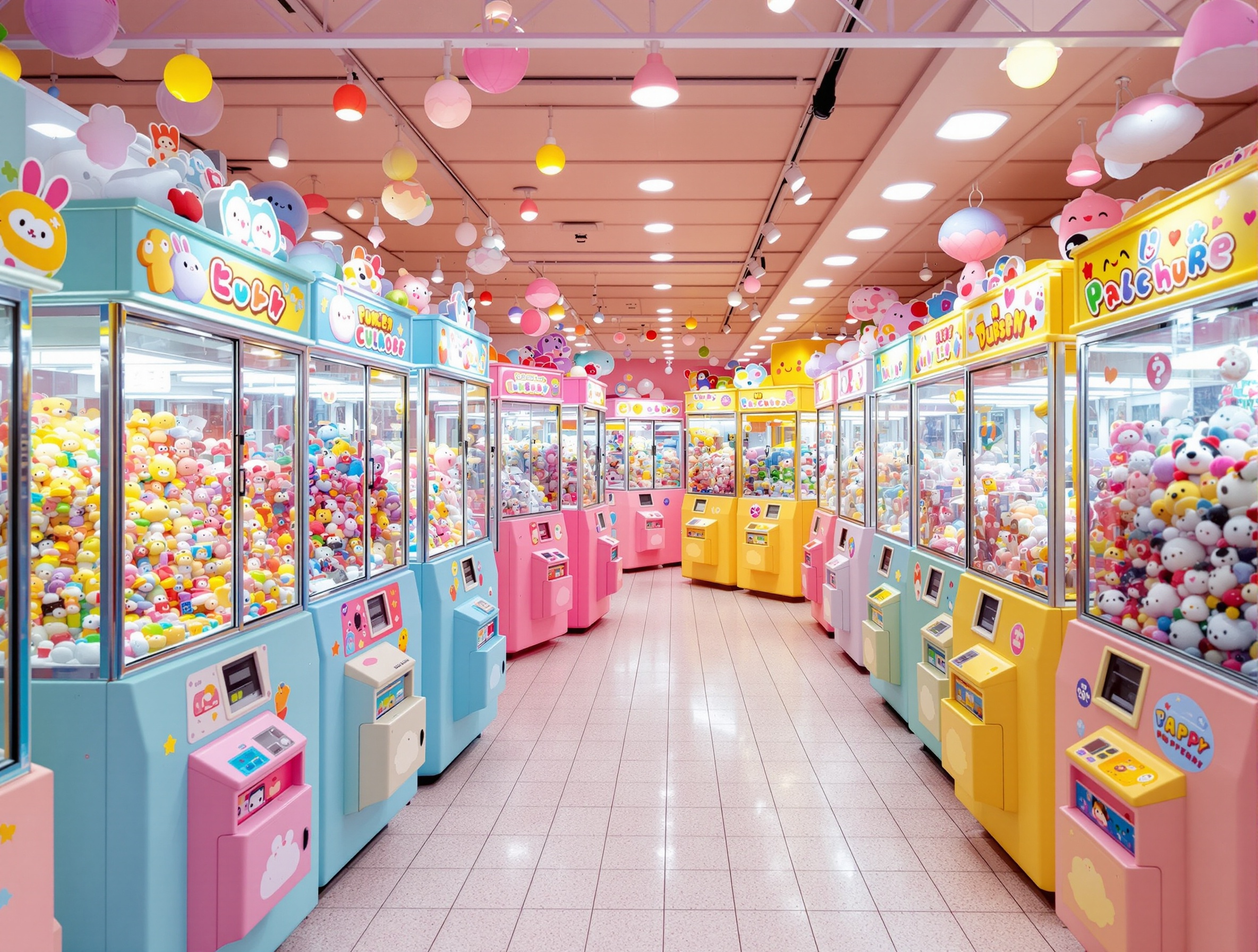 쾌적하고 넓은 가챠 존