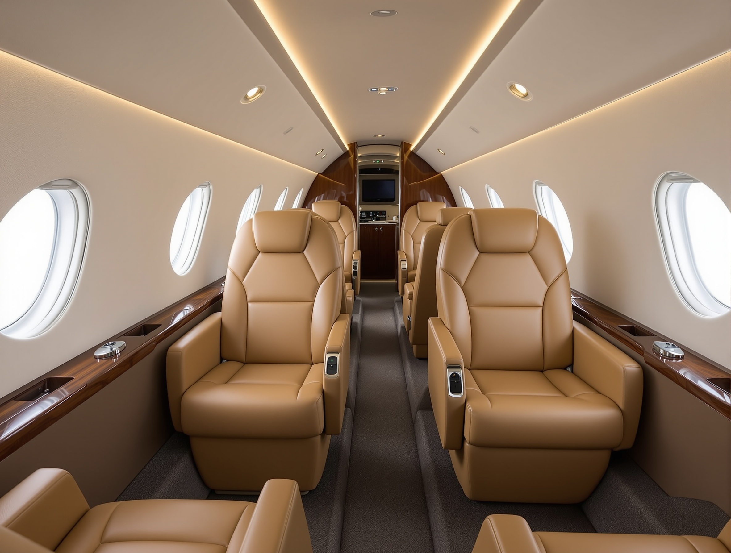 Private Jet Interior