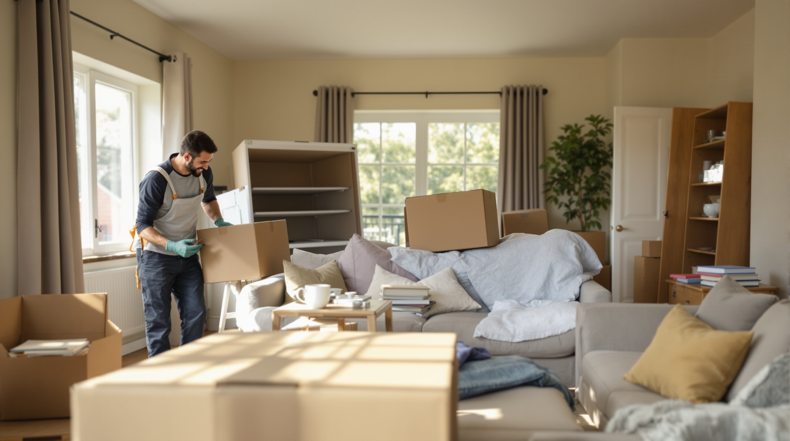 Professional spring cleaning junk removal service