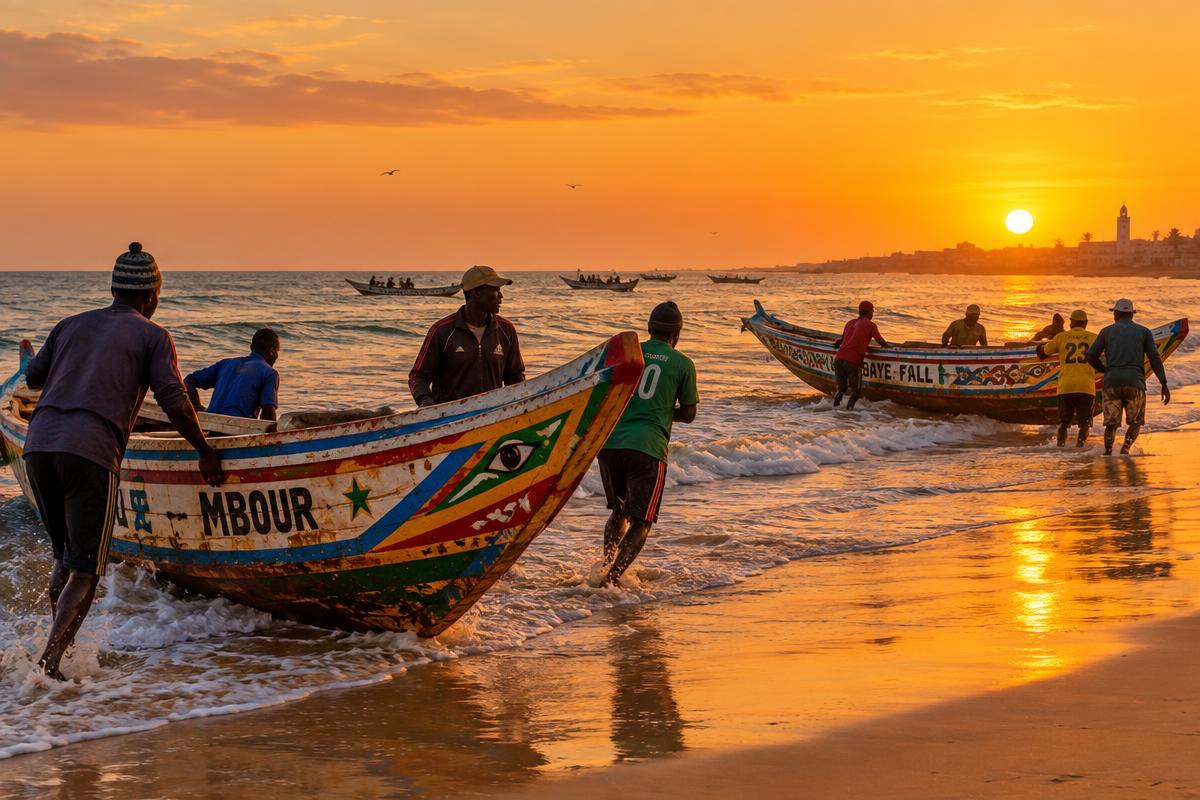 Mbour Fishermen — Mbour, Petite Côte, Senegal Mbour Fishermen in Mbour, Petite Côte, Senegal