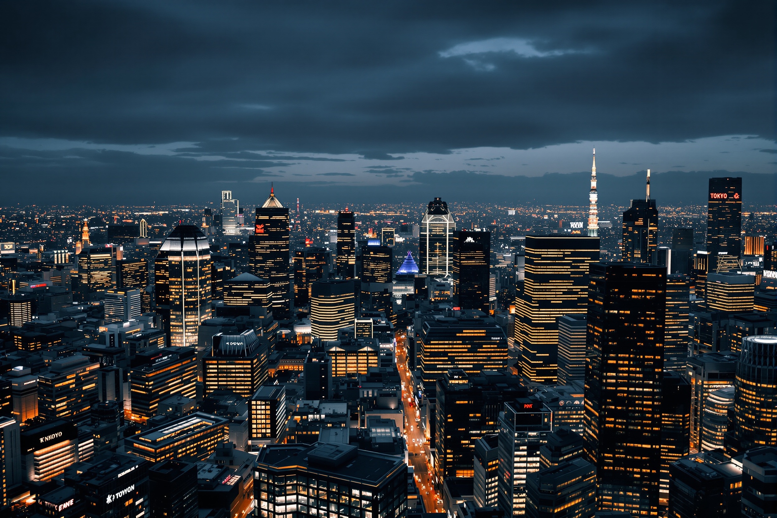 Tokyo financial district