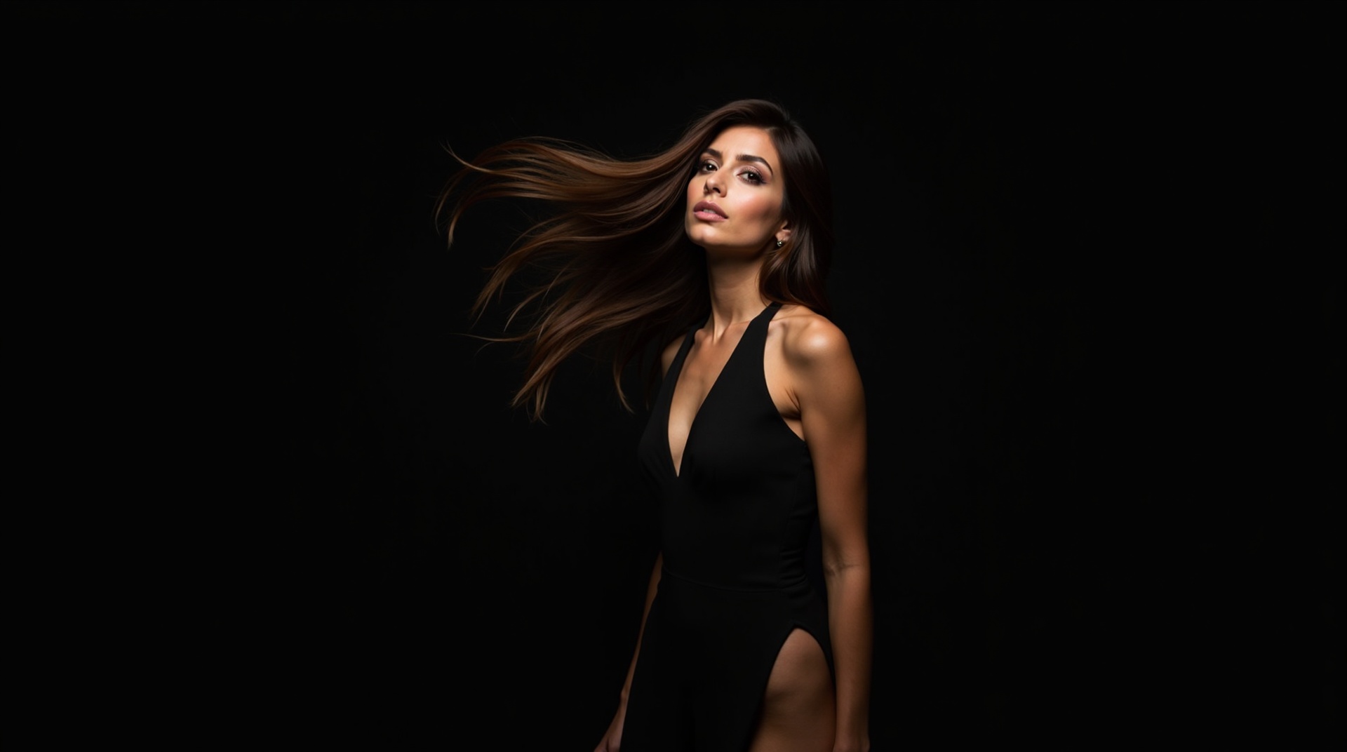 Beautiful hair model