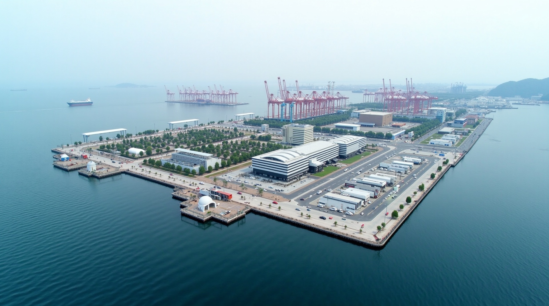 金門新港口航拍