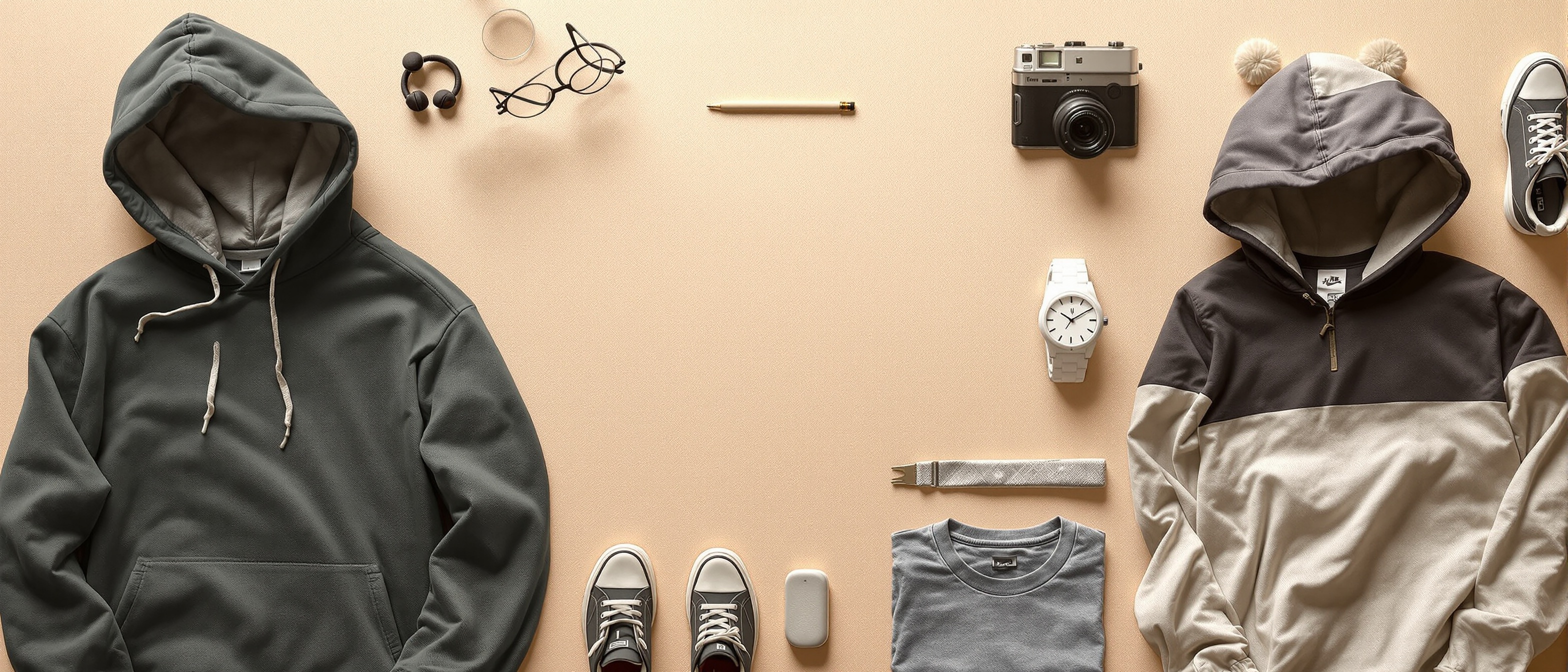 Fashion items background