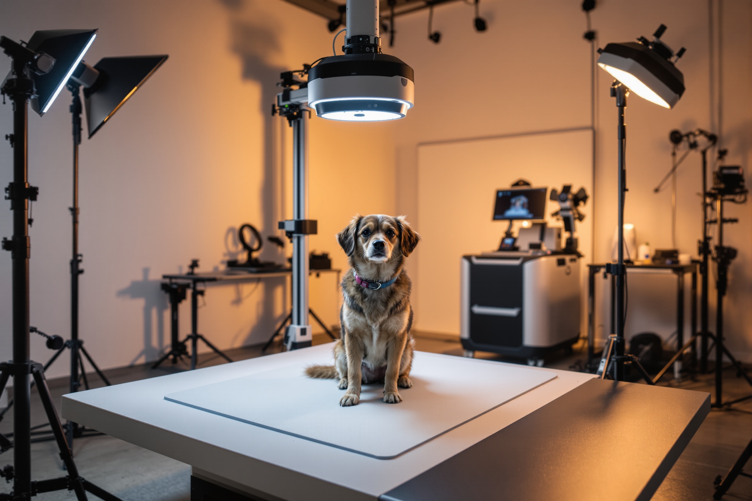 攝影棚內部全景