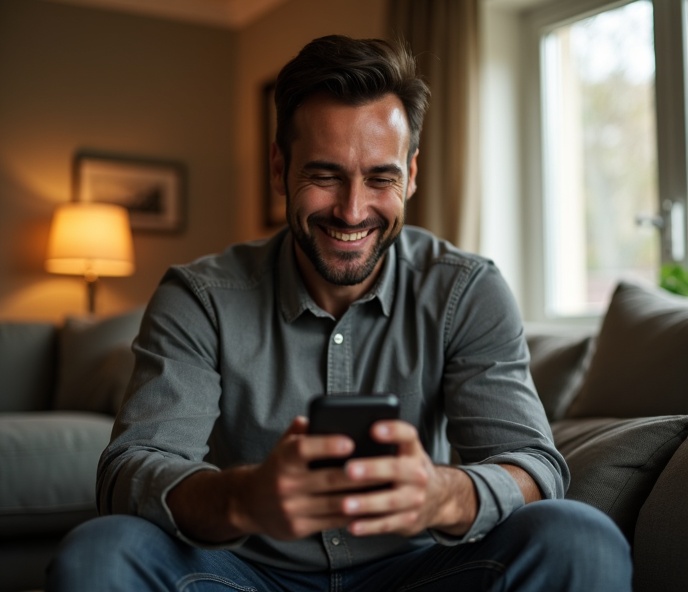 Man using health platform