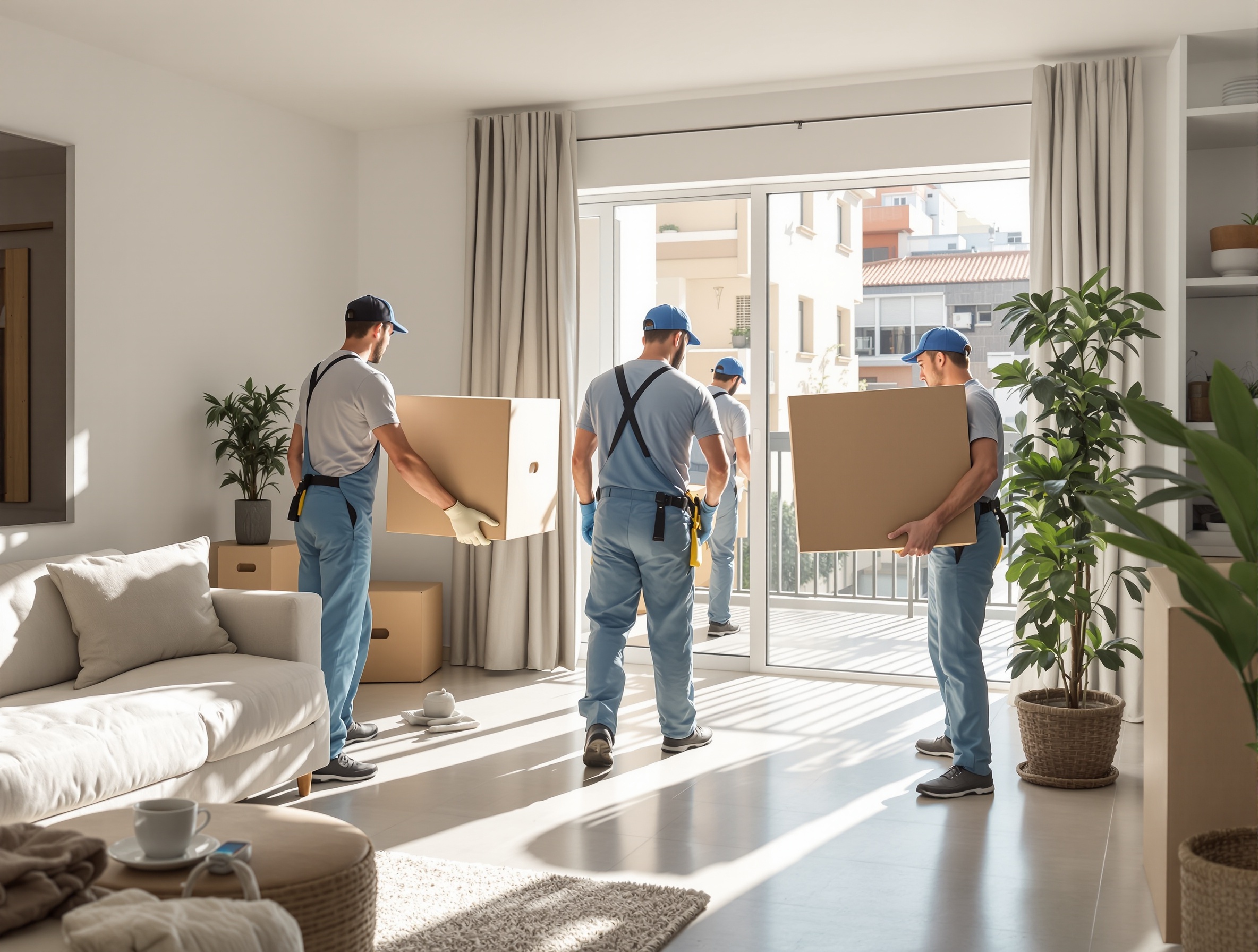 Equipo TARRABUIT vaciando piso en Tarragona