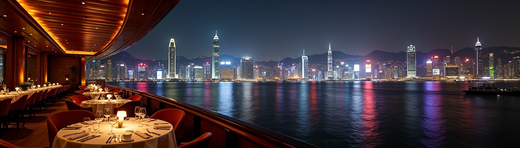 Victoria Harbour Night View