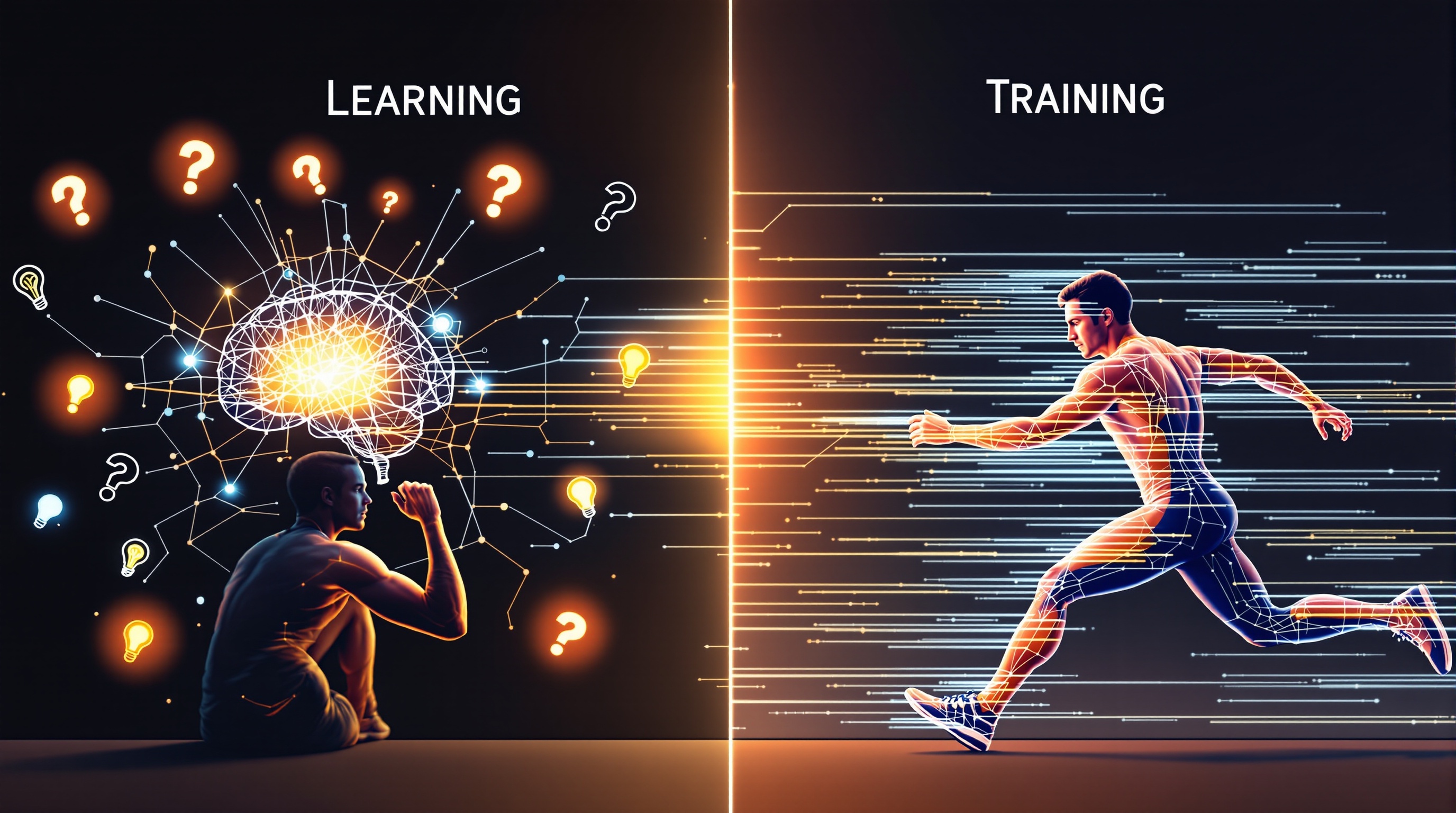 汗をかいても上手くならない理由。「トレーニング(強化)」と「学び(探索)」を履き違えるな