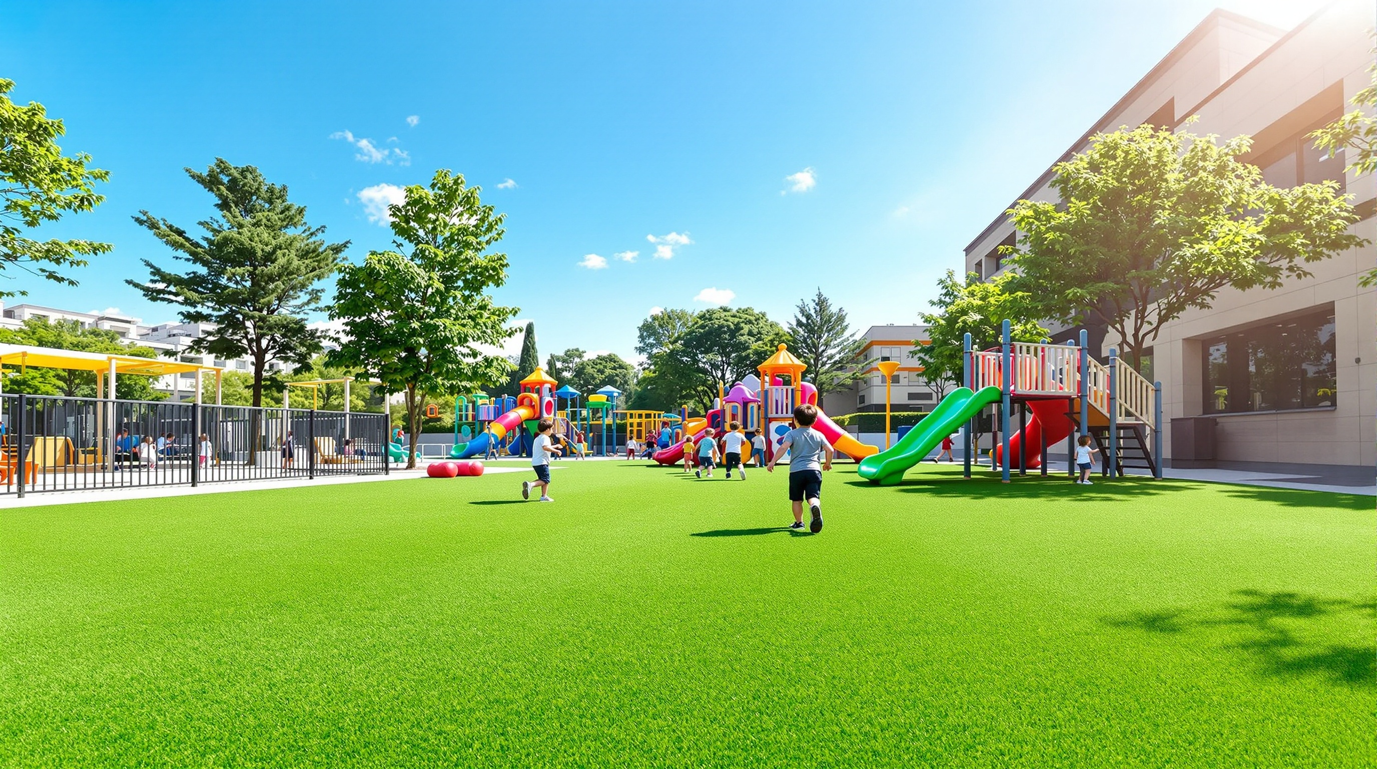 保育園・幼稚園の人工芝施工