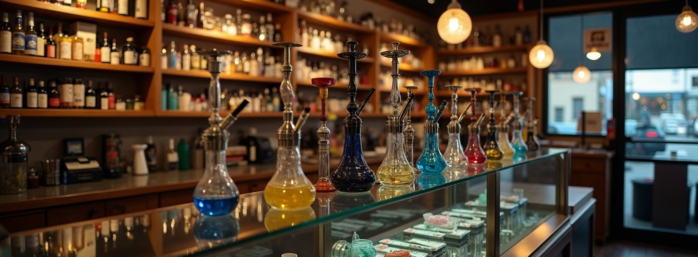 King Smoke Shop Product Display