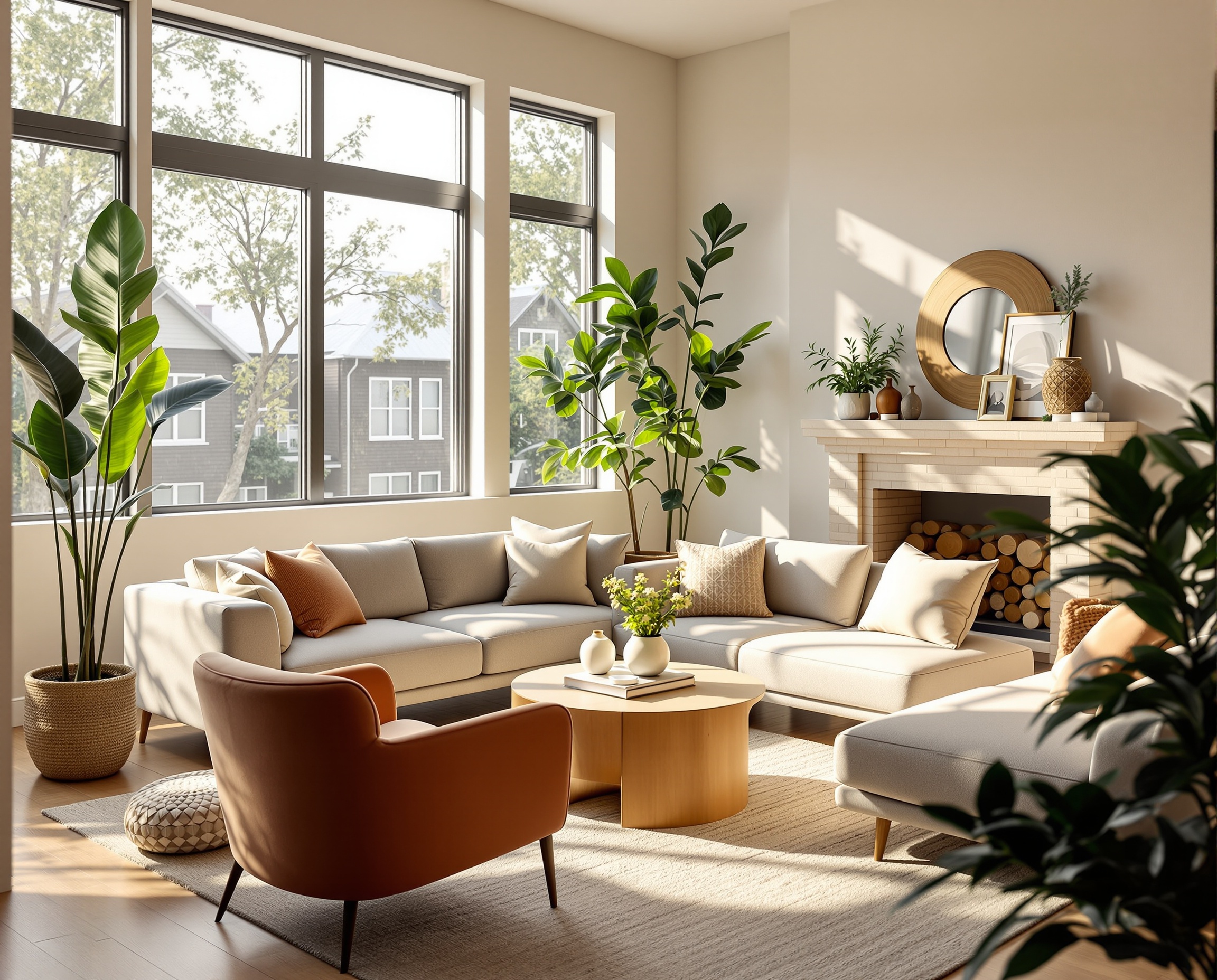 Comfortable Recovery Housing Living Space