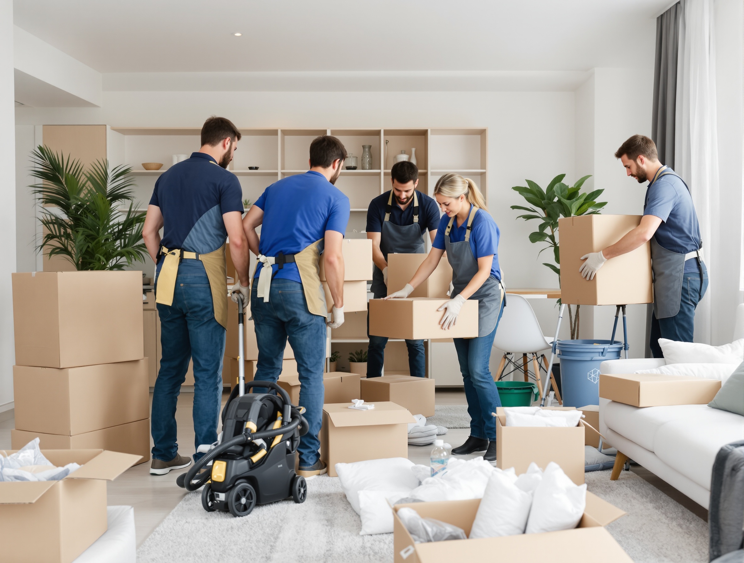 Equipo profesional de Alicantix realizando vaciado de pisos