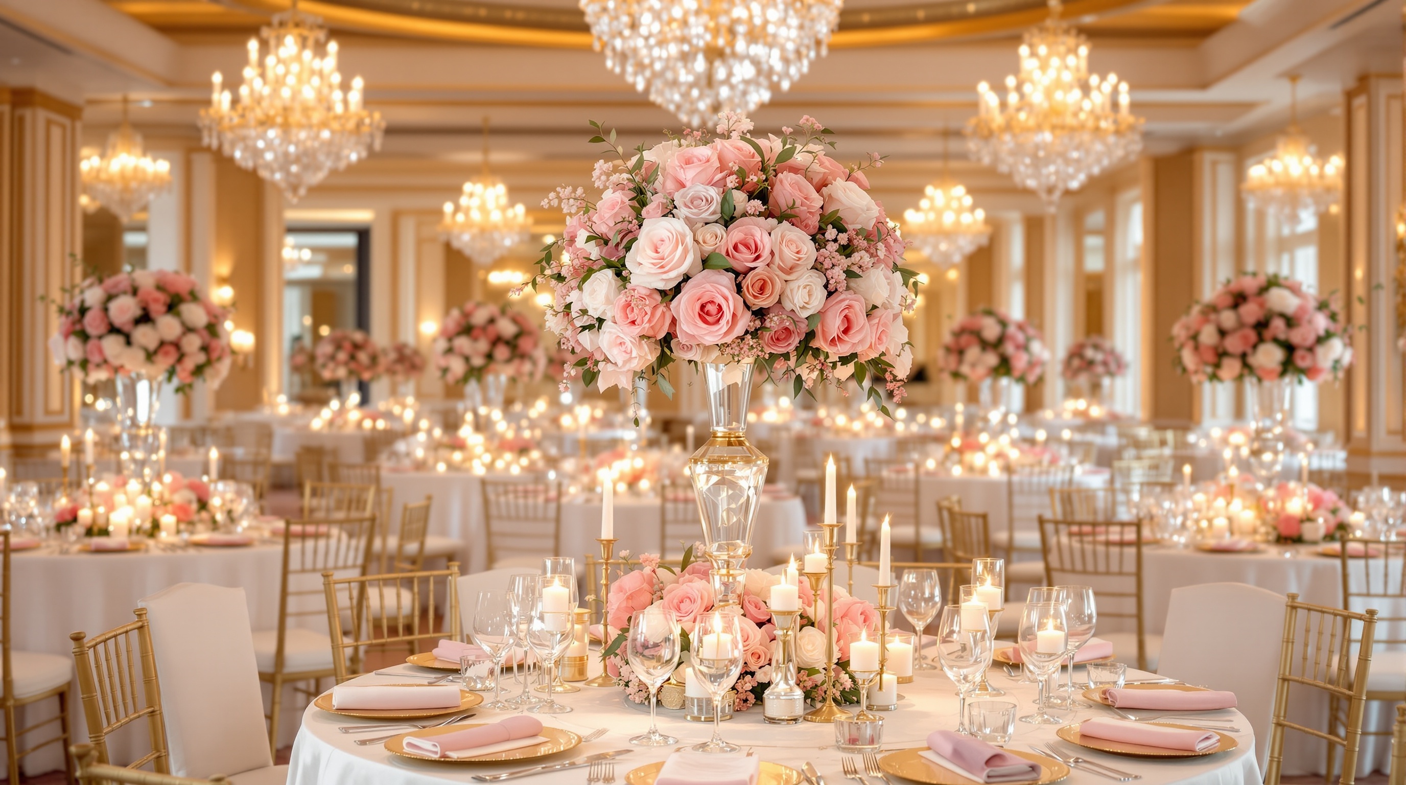 Elegant event decor by Brandi Lanee