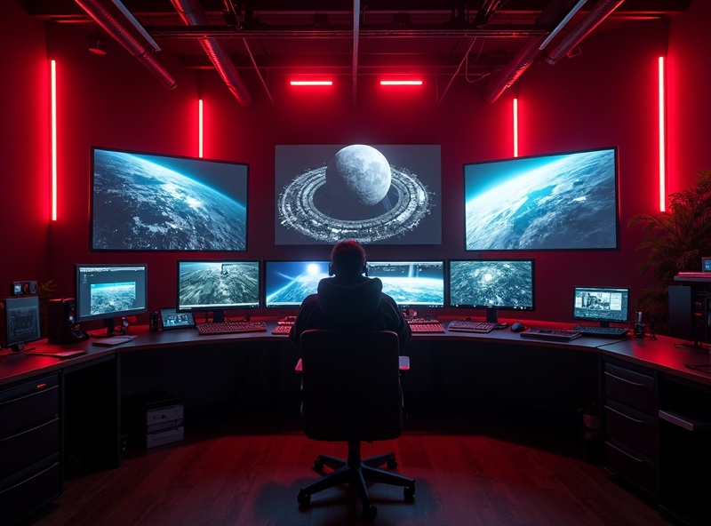 8K live streaming over satellite
