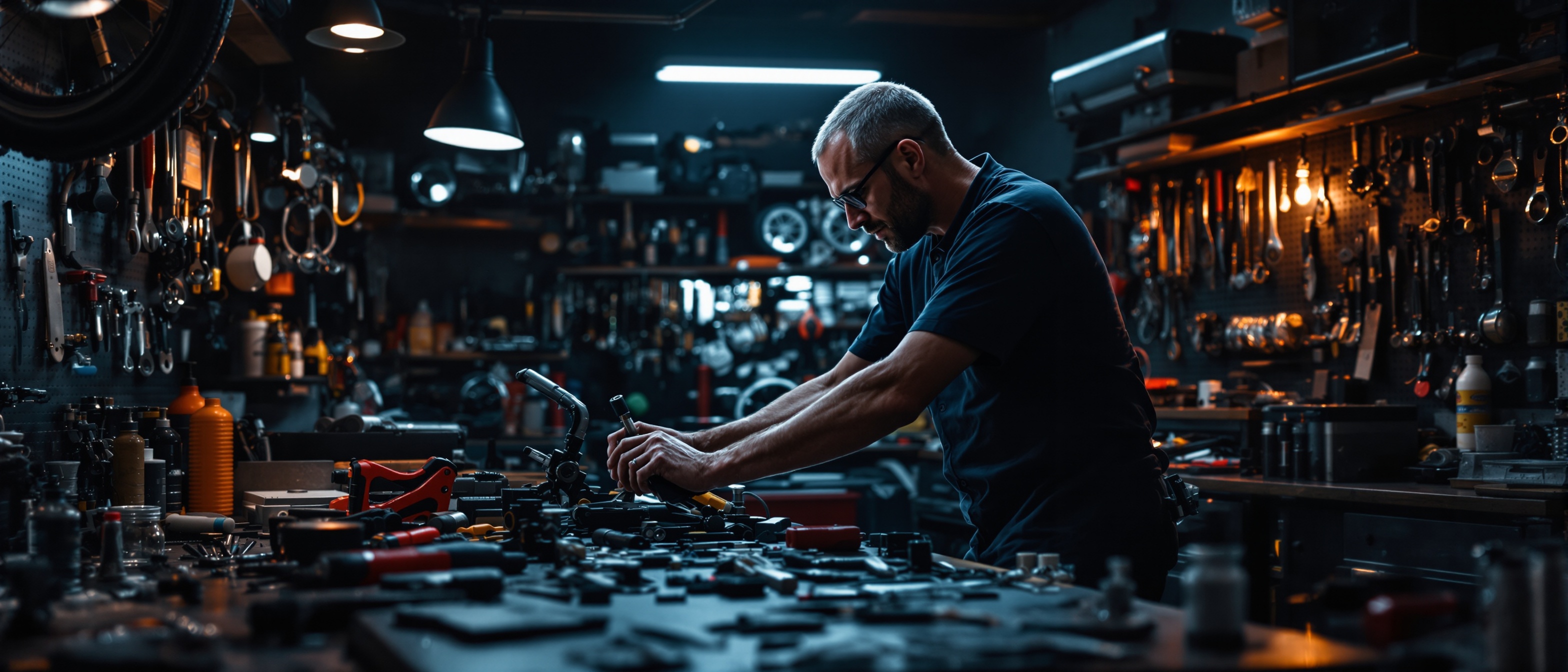 WarmUp Bikes professional service workshop