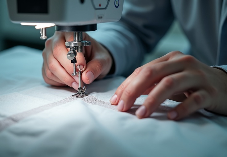 Quality inspection - detailed fabric and material assessment