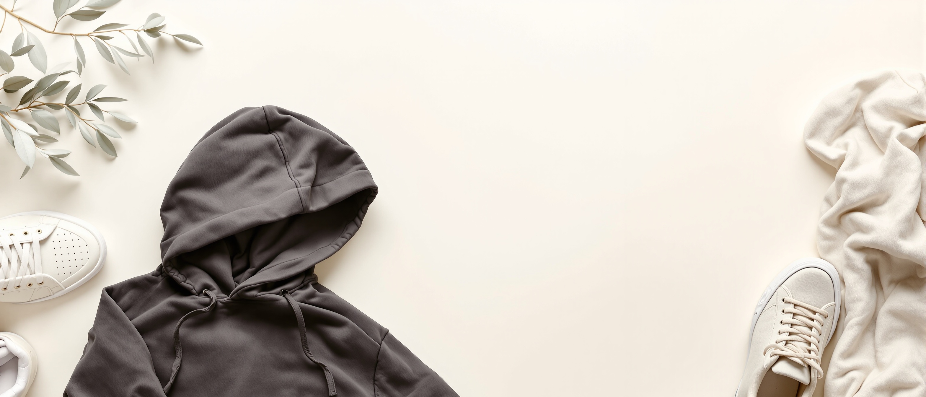 Fashion shopping flat lay