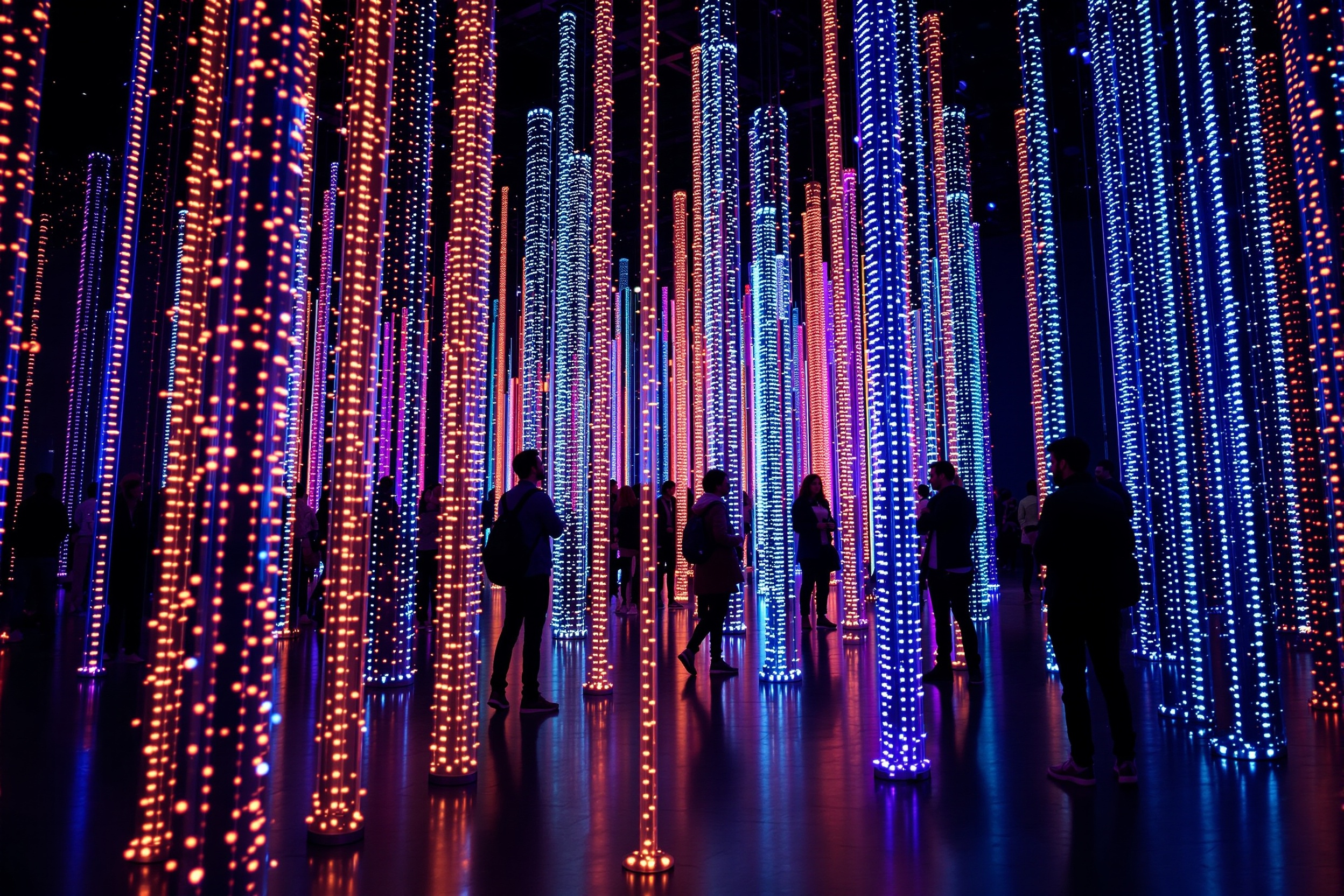 Echo installation - night view