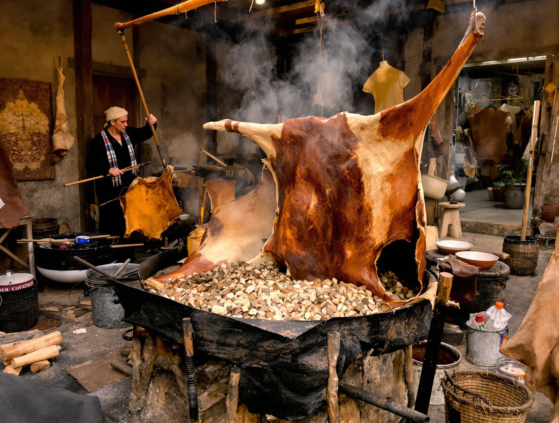 Hide Smoking Process