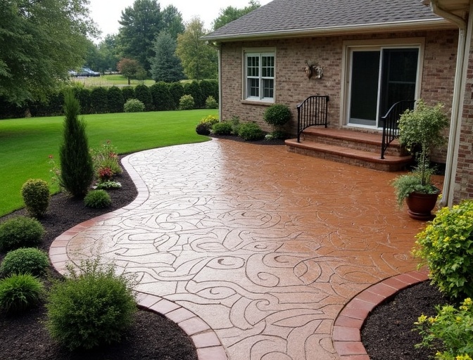 Stamped Concrete Patio