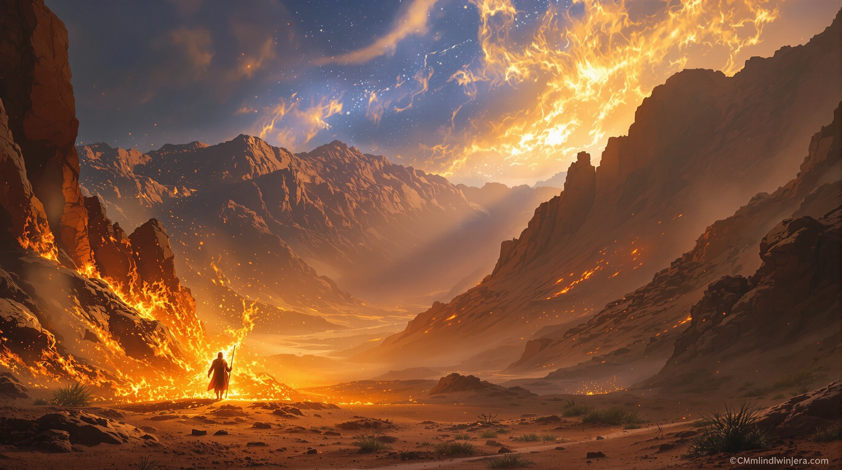 El llamado de Moisés desde la zarza ardiente: identidad divina y misión profética