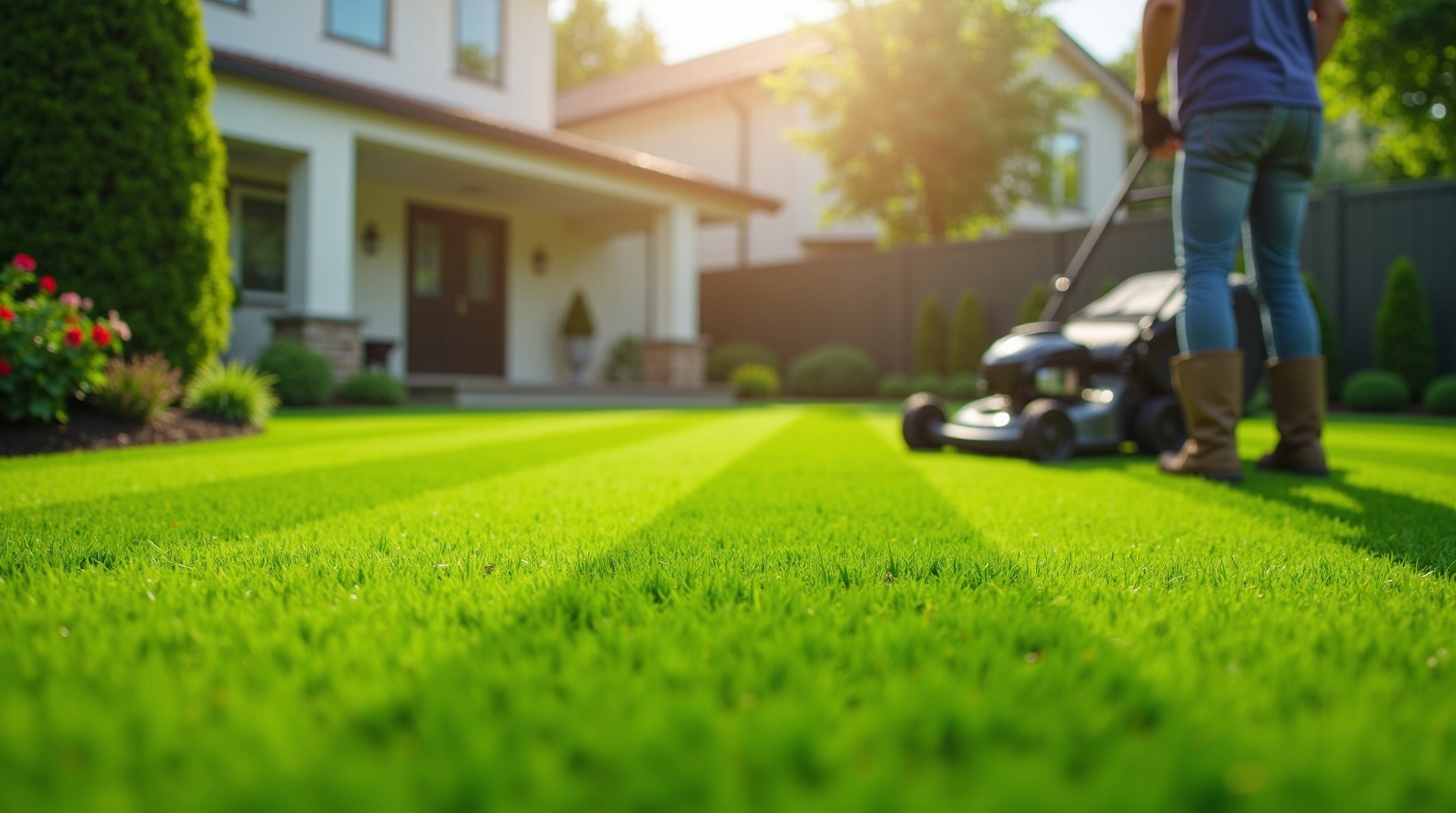 Professional lawn care service