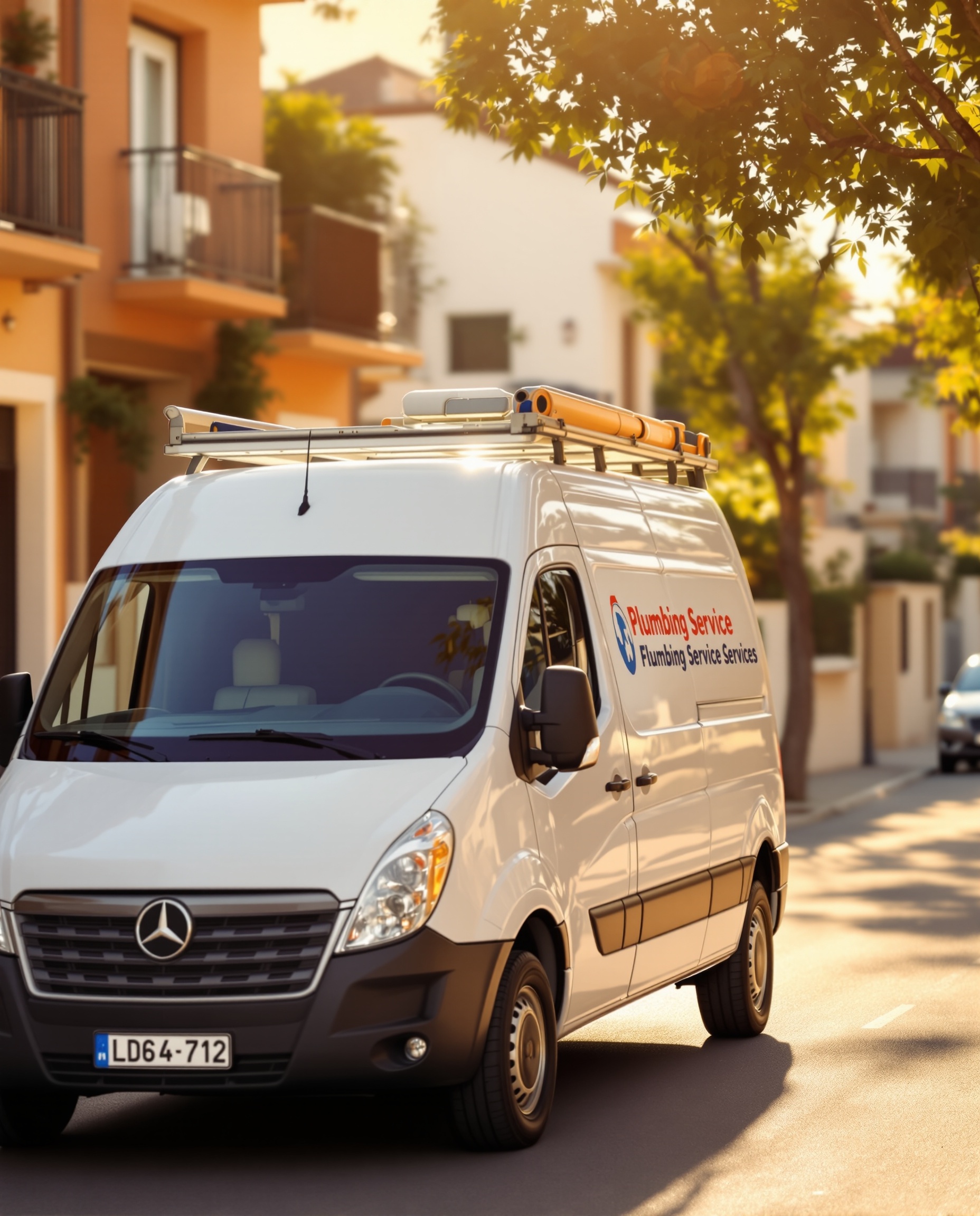 Furgoneta de servicio Fontanería Edison