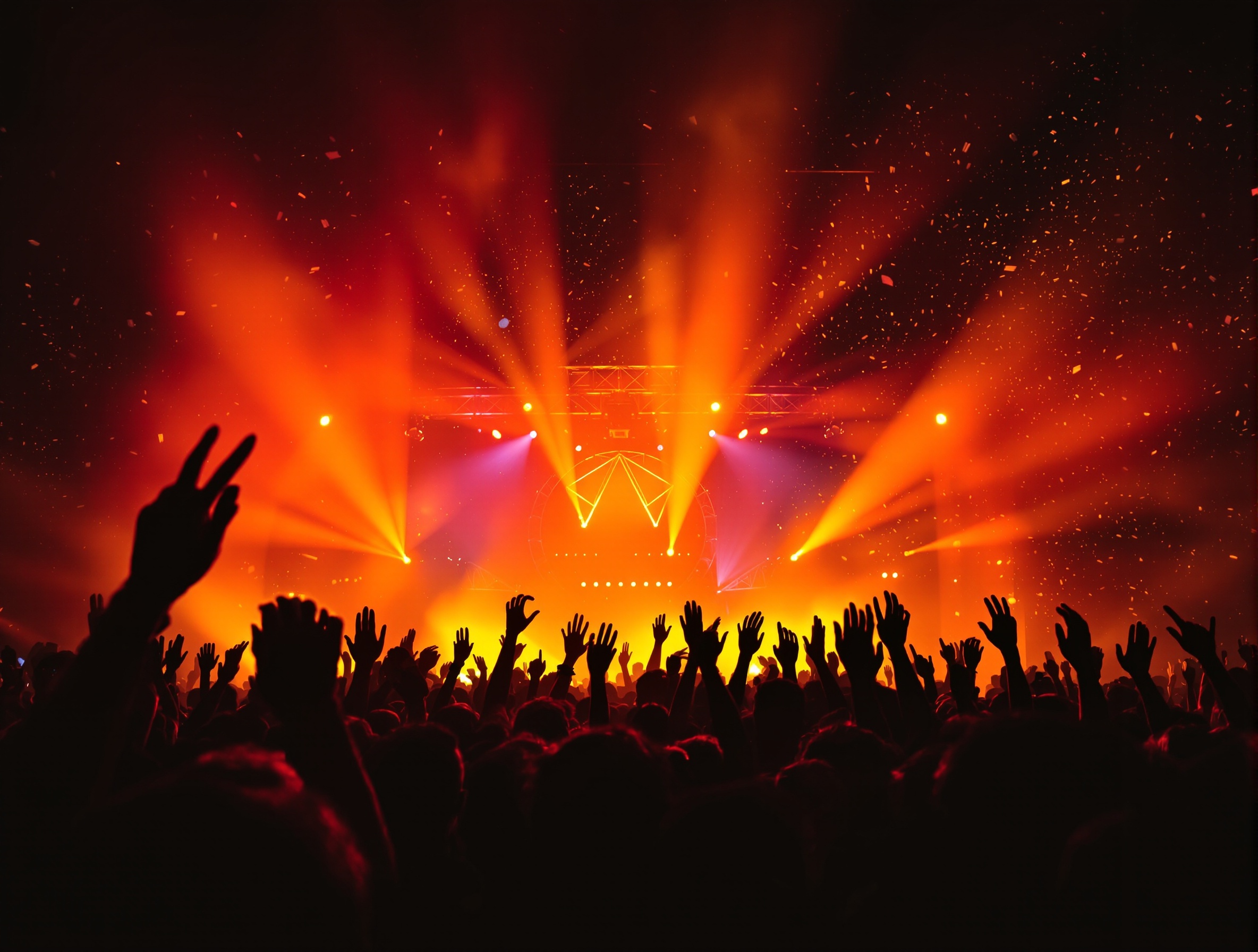 Concert crowd