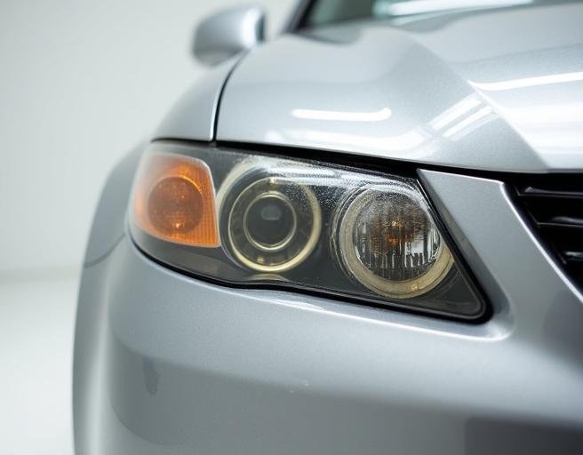 Before headlight restoration Naples