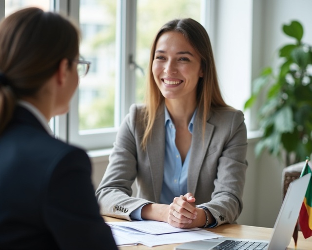 Consultora ZB Consulting atendendo cliente