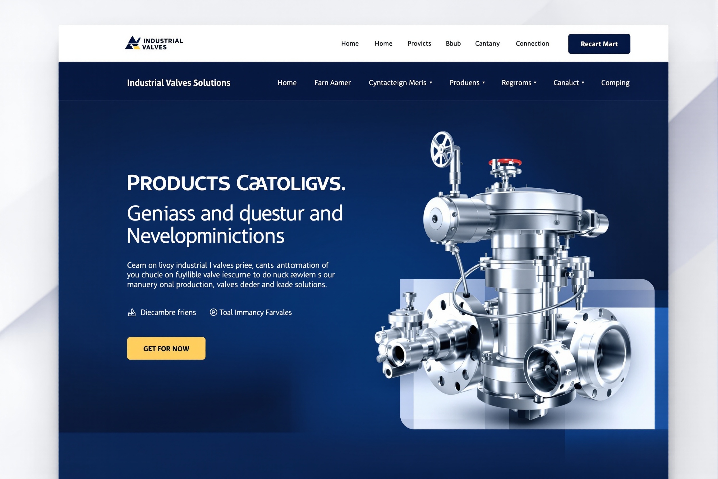 Century Valves website preview