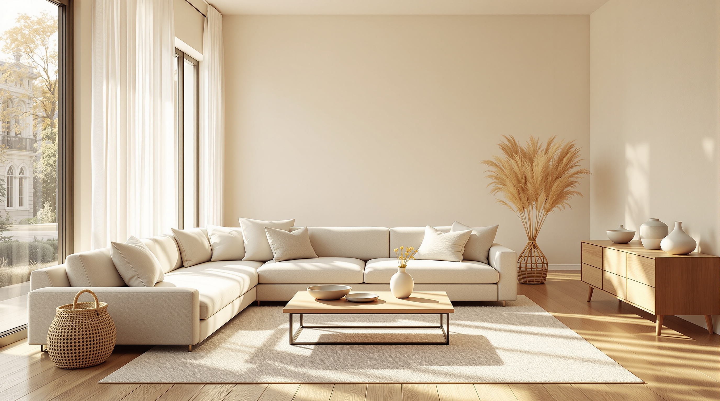 Calm interior living space