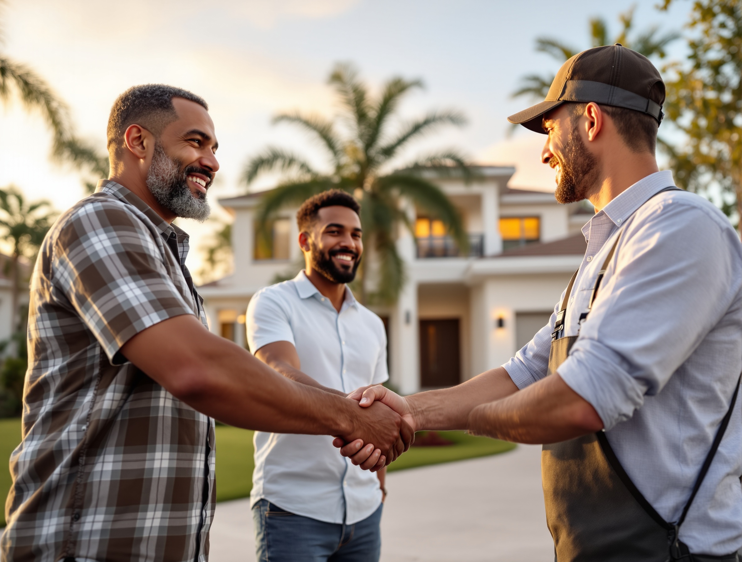 Happy Doral neighbors referring Kaleb Services